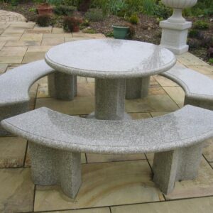 Granite Table and Benches