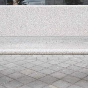 Granite Seat with Arm Rests