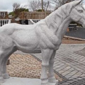 Small Granite Horse