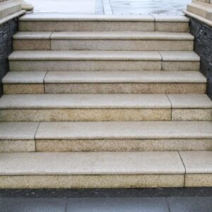 Brown Granite cladding steps