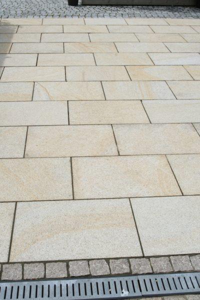 Yellow Granite Paving - S&N Granite