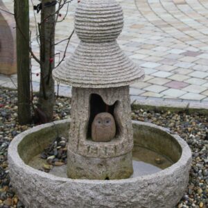 Granite Owl Fountain